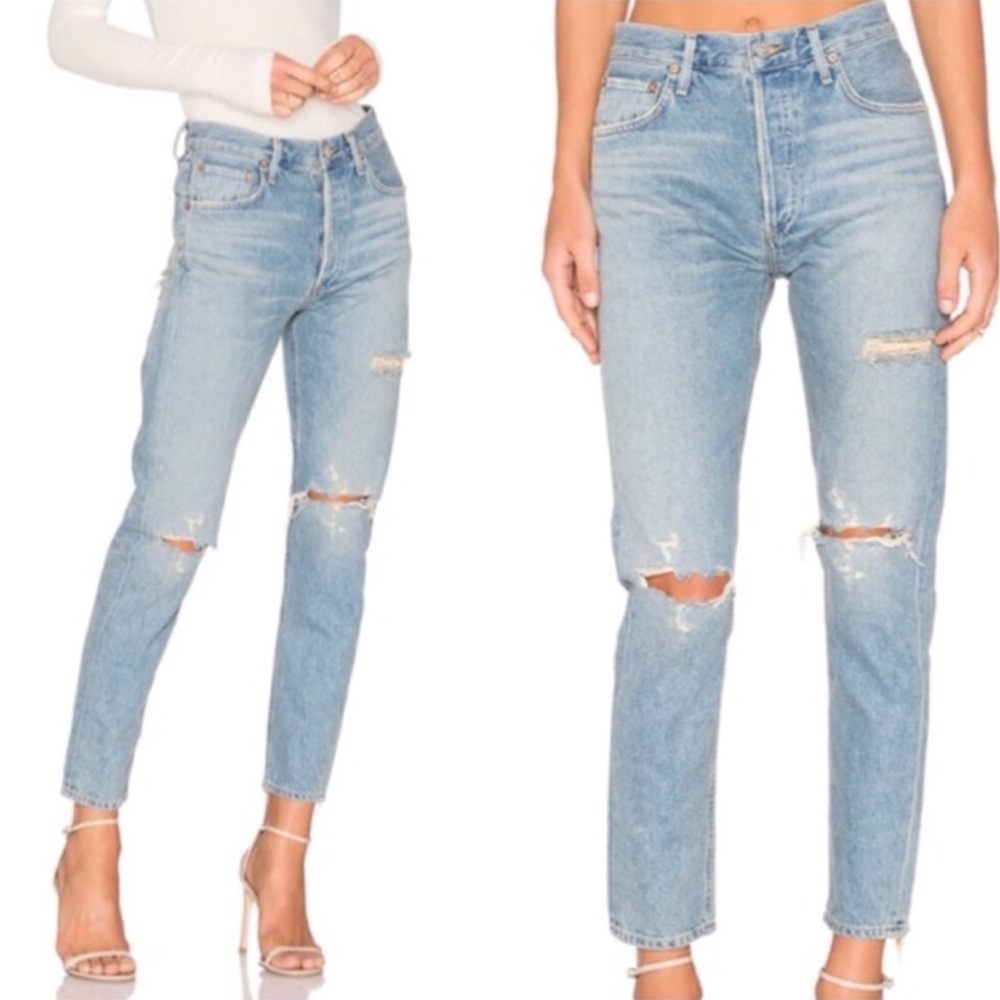 JAMIE HIGH RISE CLASSIC IN DAKOTA (Barely Worn)